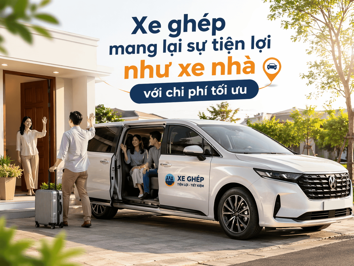 Xe ghép mang lại sự tiện lợi như xe nhà với chi phí tối ưu